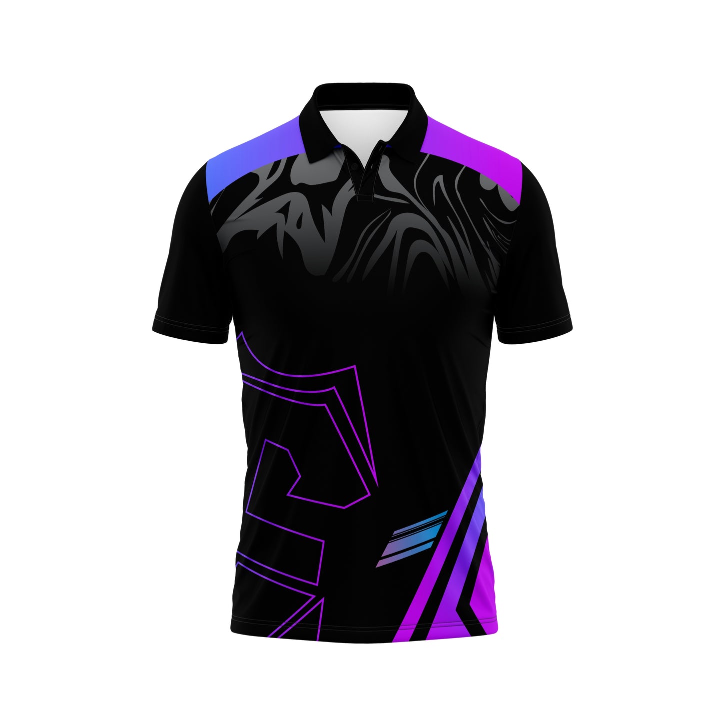 All-Black Custom Sports Jersey – Premium Build