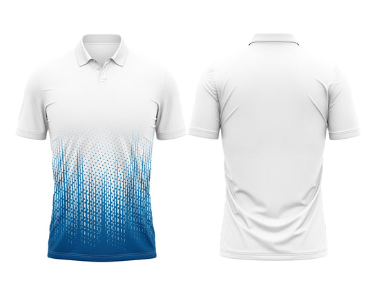 White Custom Performance Jersey – Dri-Fit Fabric