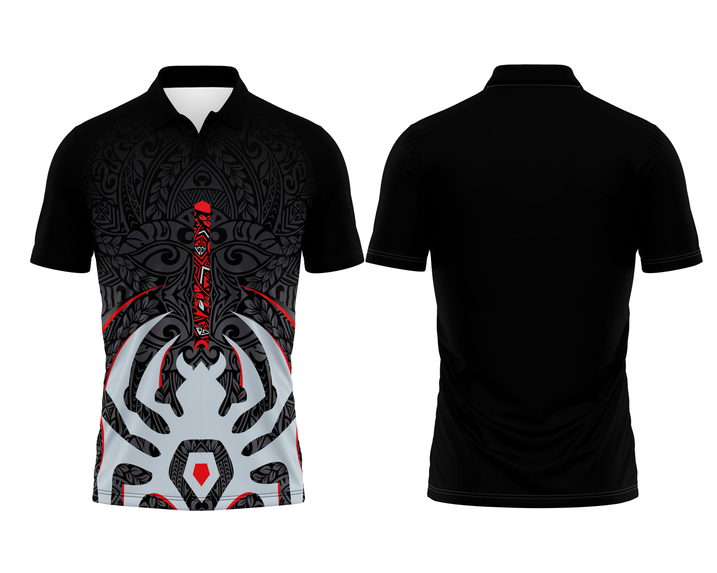 Black Custom Short Sleeve Jersey – Sports Fit