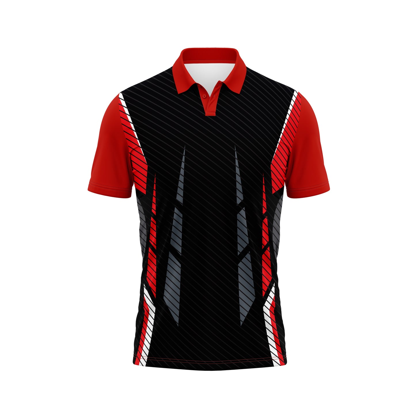Red Quick-Dry Sports Jersey – Custom Name & Number