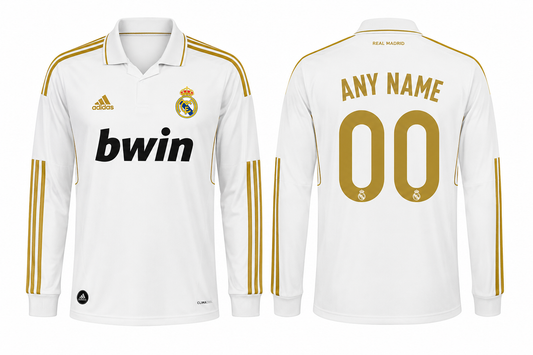 JerseyJunction Real Madrid Home 11 12 Retro Jersey Full Sleeves