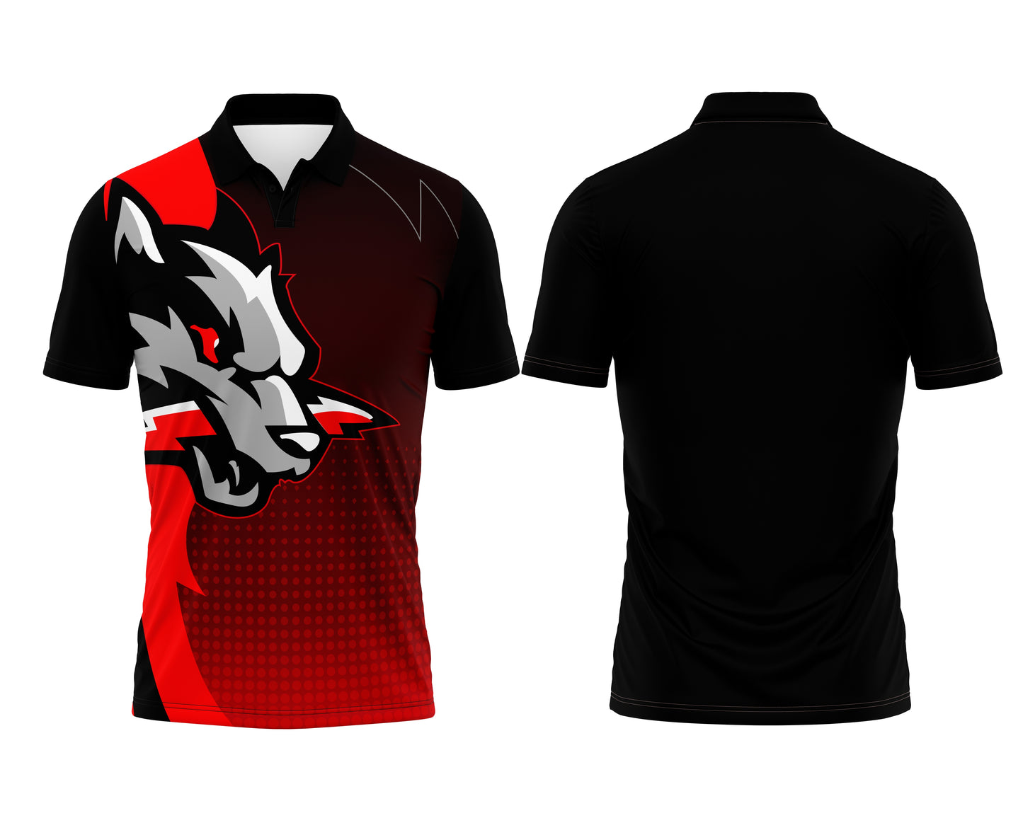 Black Tailored Sports Jersey – Custom Design