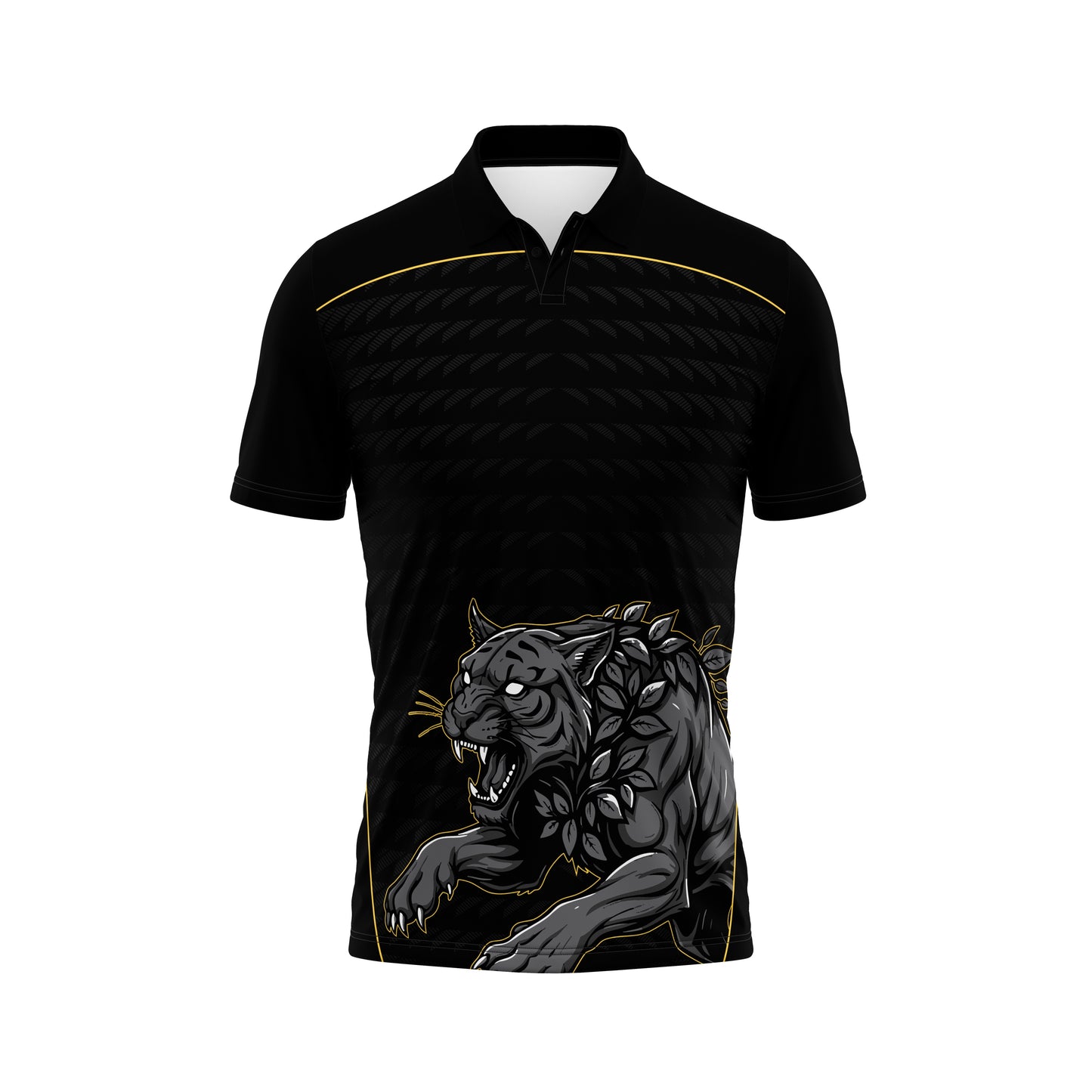 Black Cricket Performance Jersey – Custom Fit