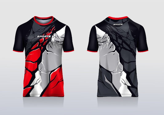 Customizable Sports Jersey Half Sleeve