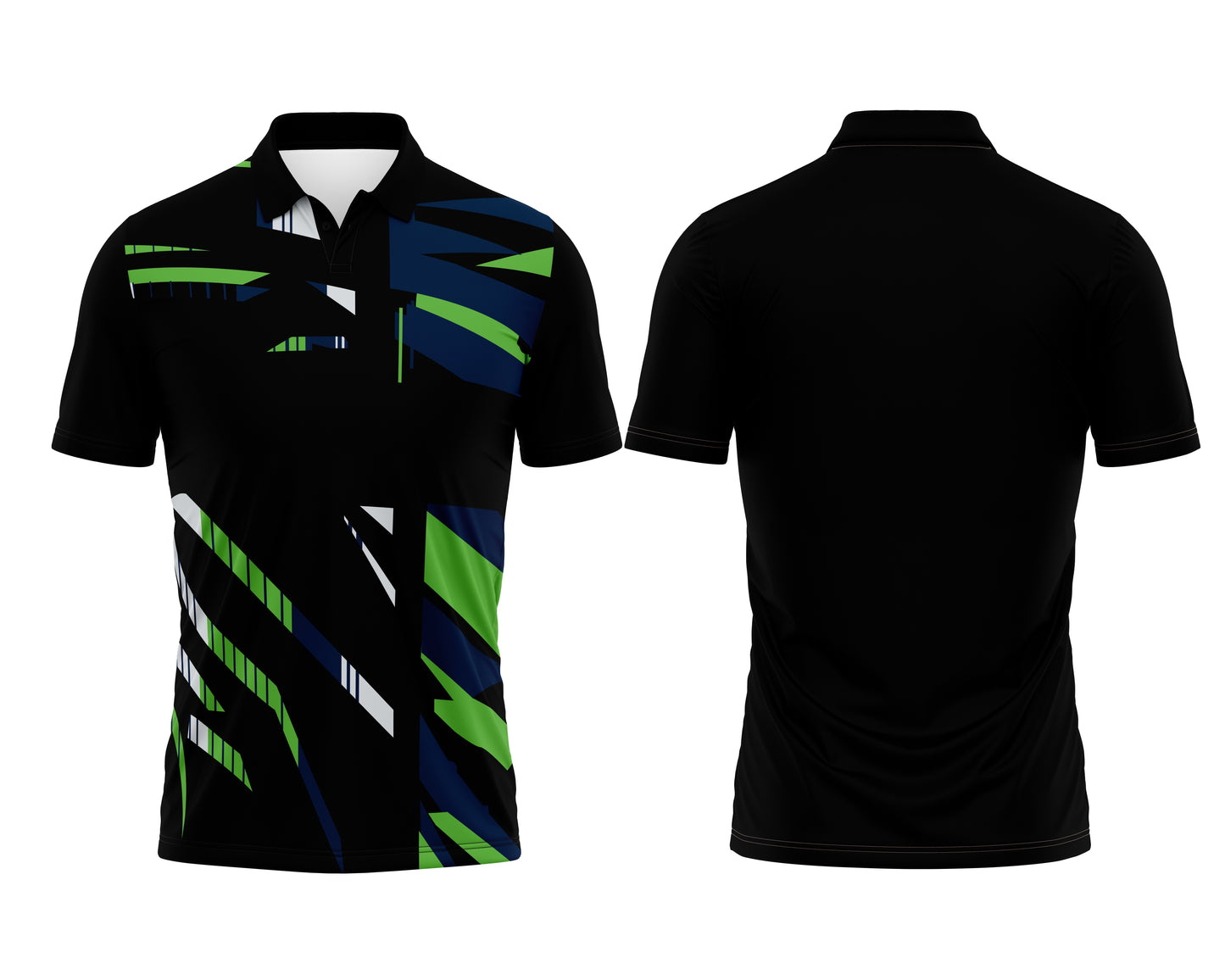 Black Printed Team Jersey – Personalized Style
