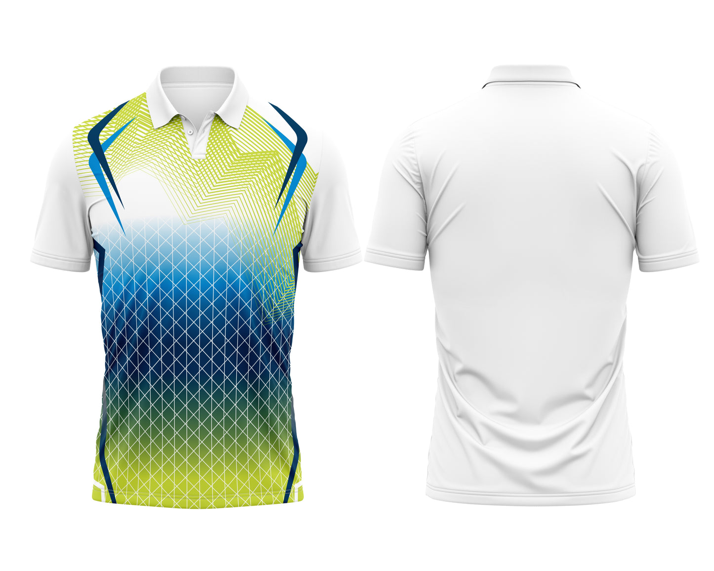 White Cricket Jersey Custom – Player Name & Number