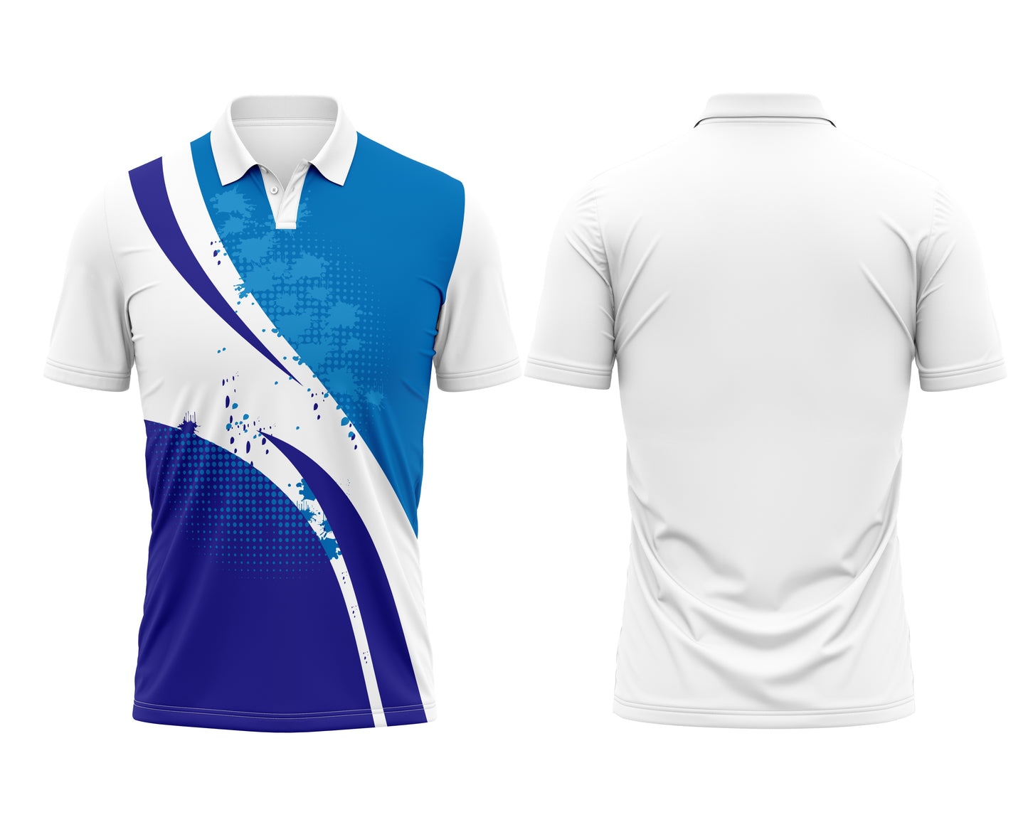 White Cricket Training Tee – Customizable