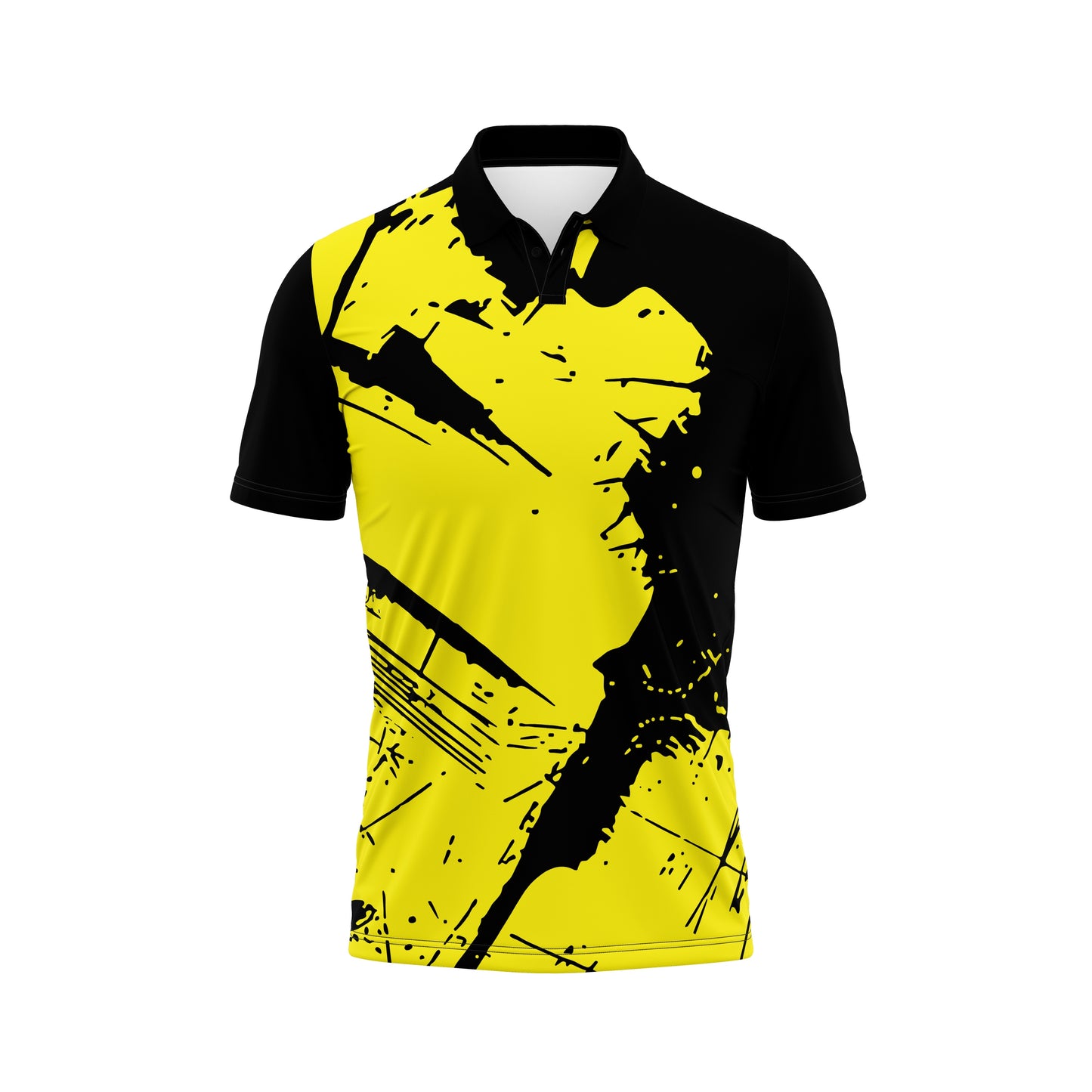 Black Collar Neck Jersey – Personalized Name