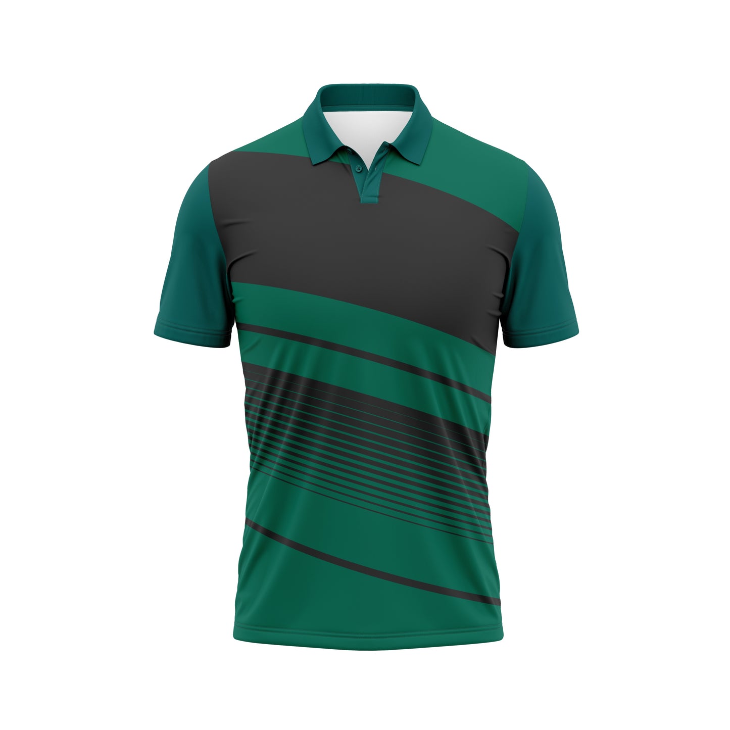 Green Custom T-Shirt Jersey – Name, Number & Logo Printing