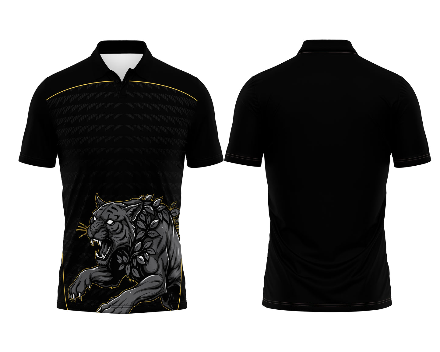 Black Cricket Performance Jersey – Custom Fit