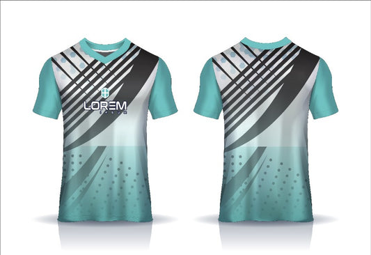 Custom Logo Printed V Neck Jersey