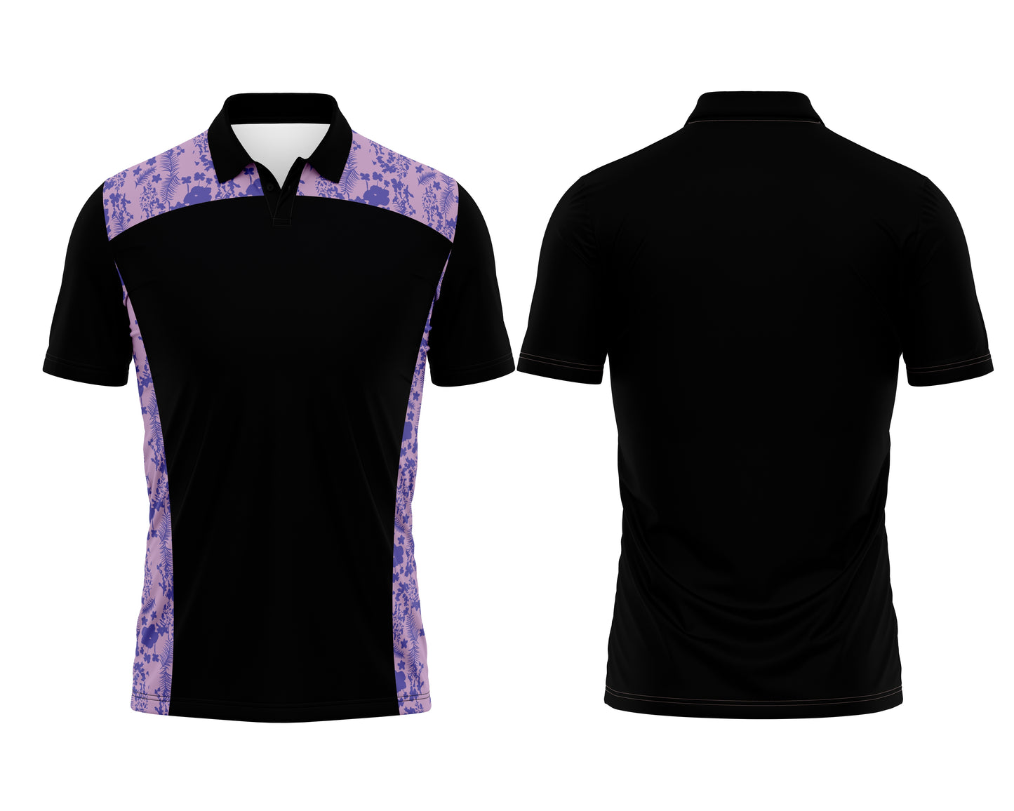 Black Cricket Retro Jersey – Custom Print