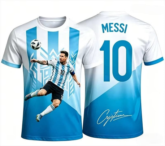 Jersey Junction Argentina MESSI Football Jersey | Custom Name & Number
