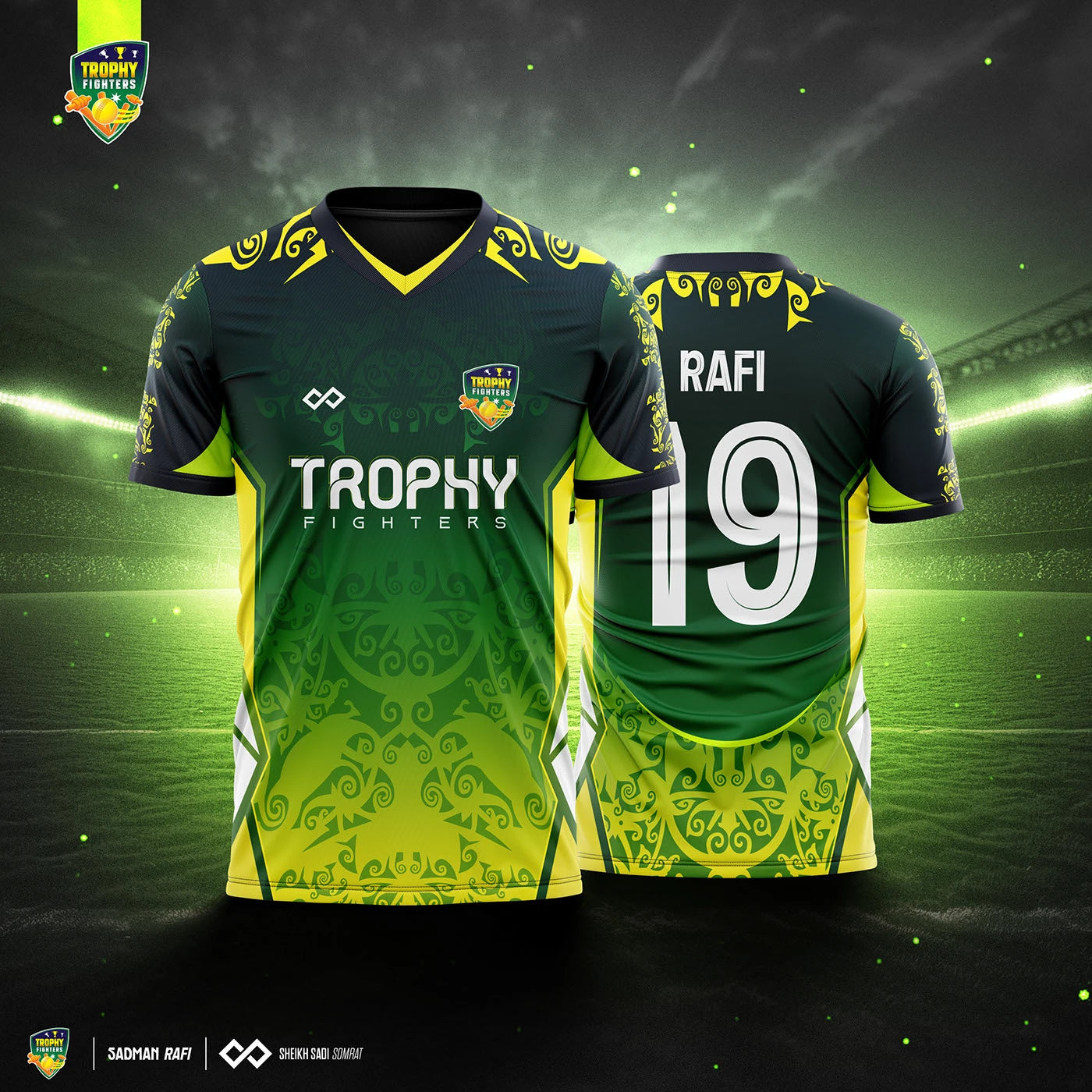 Trophy fighters Customized Esports Gaming Jerseys – Add Name