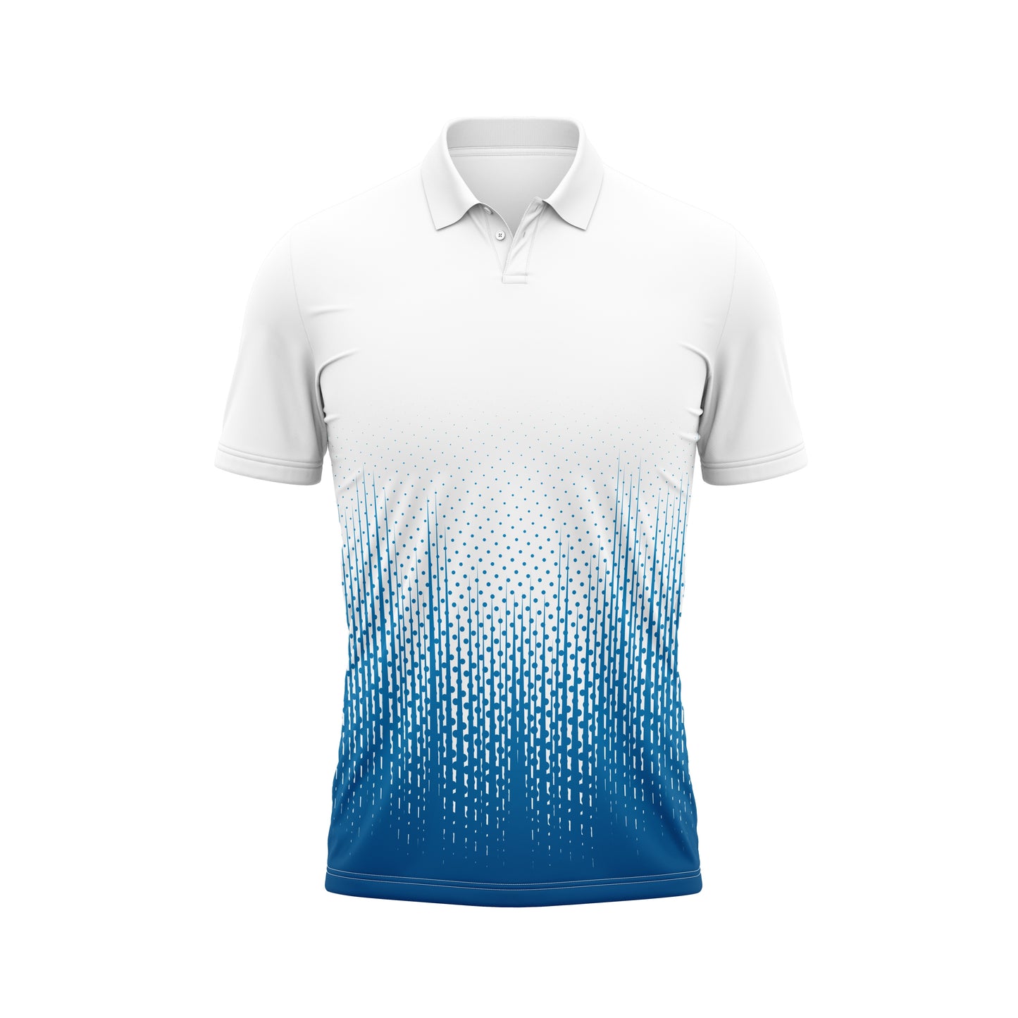 White Custom Performance Jersey – Dri-Fit Fabric