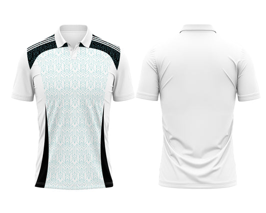 White Polo Sports Jersey – Custom Team Edition
