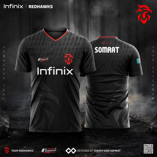 Infinix Customized Esports Gaming Jerseys – Add Name, Number & Logo