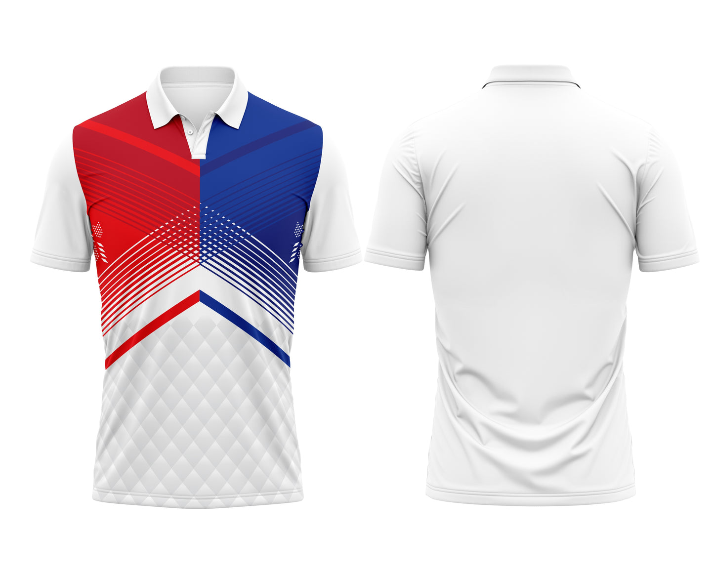 White Sublimation Polo – Personalized Print