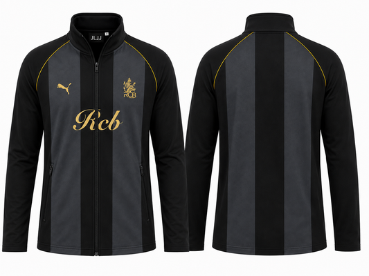 JerseyJunction Customized RCB Black travel jacket