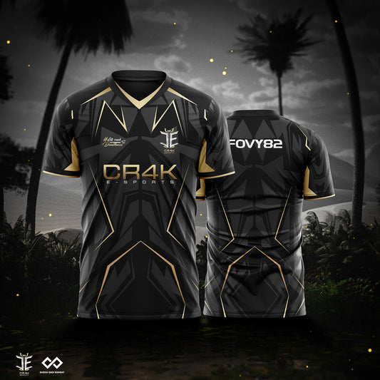 CRACK Customized Esports Gaming Jerseys – Add Name, Number & Logo