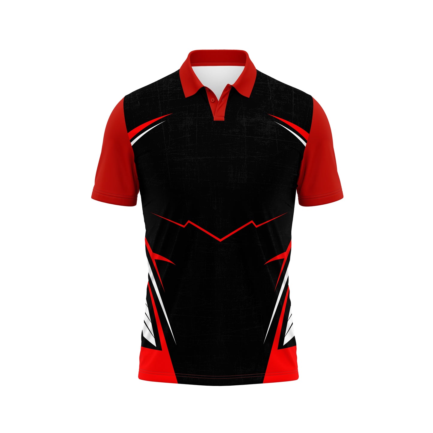 Red Polo Sports T-Shirt – Custom Print for Teams