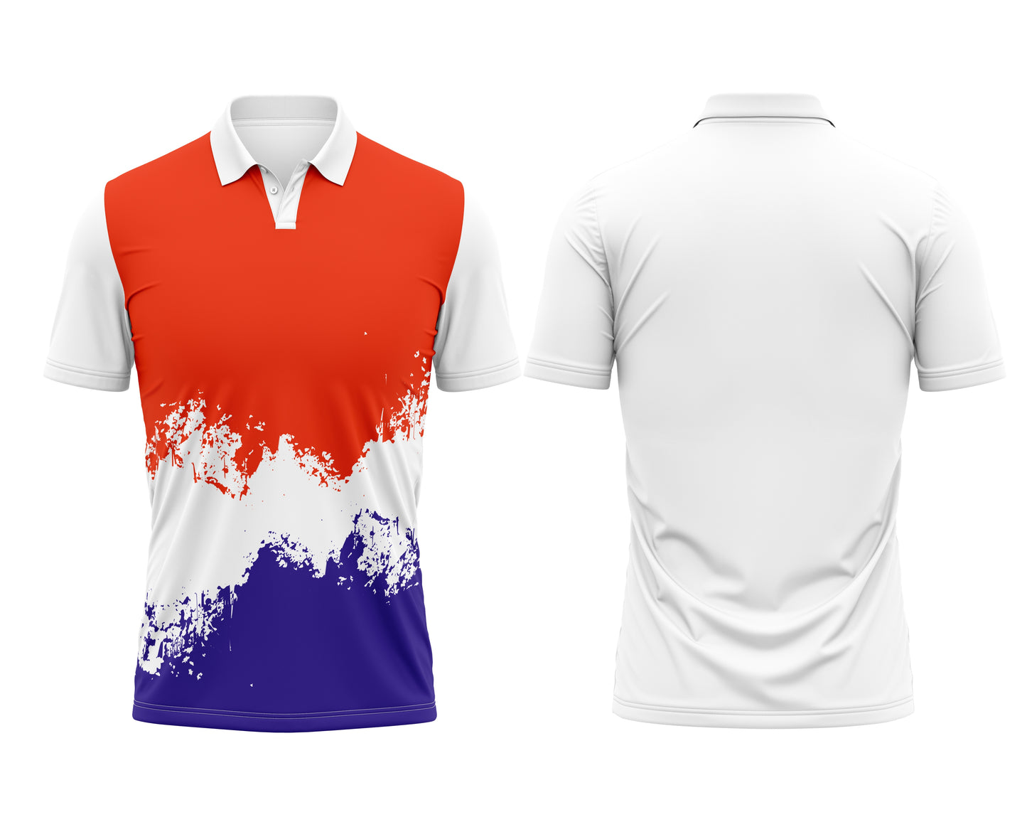 White Breathable Sports Jersey – Custom Name Printing