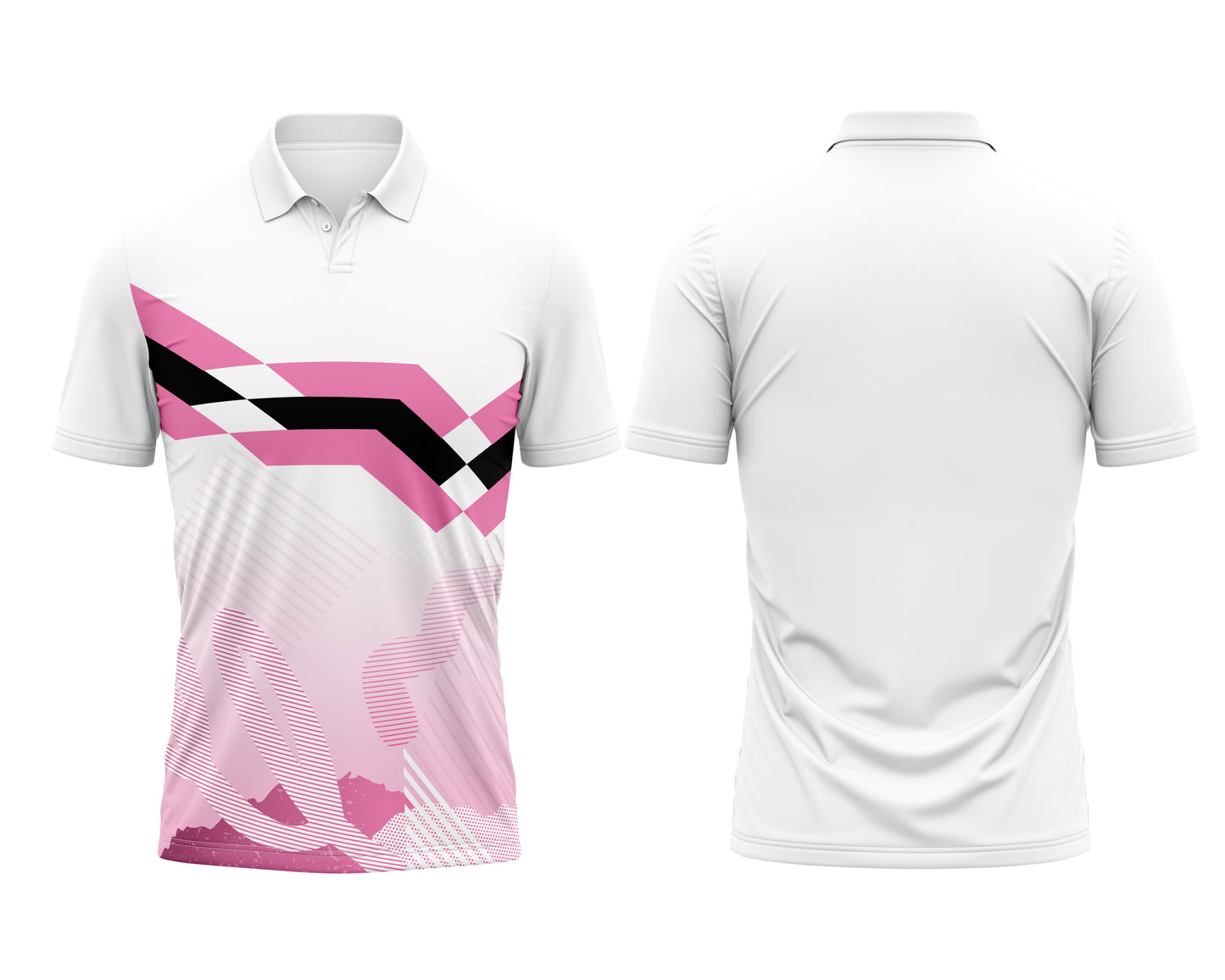 White Lightweight Custom Jersey – Premium Fabric