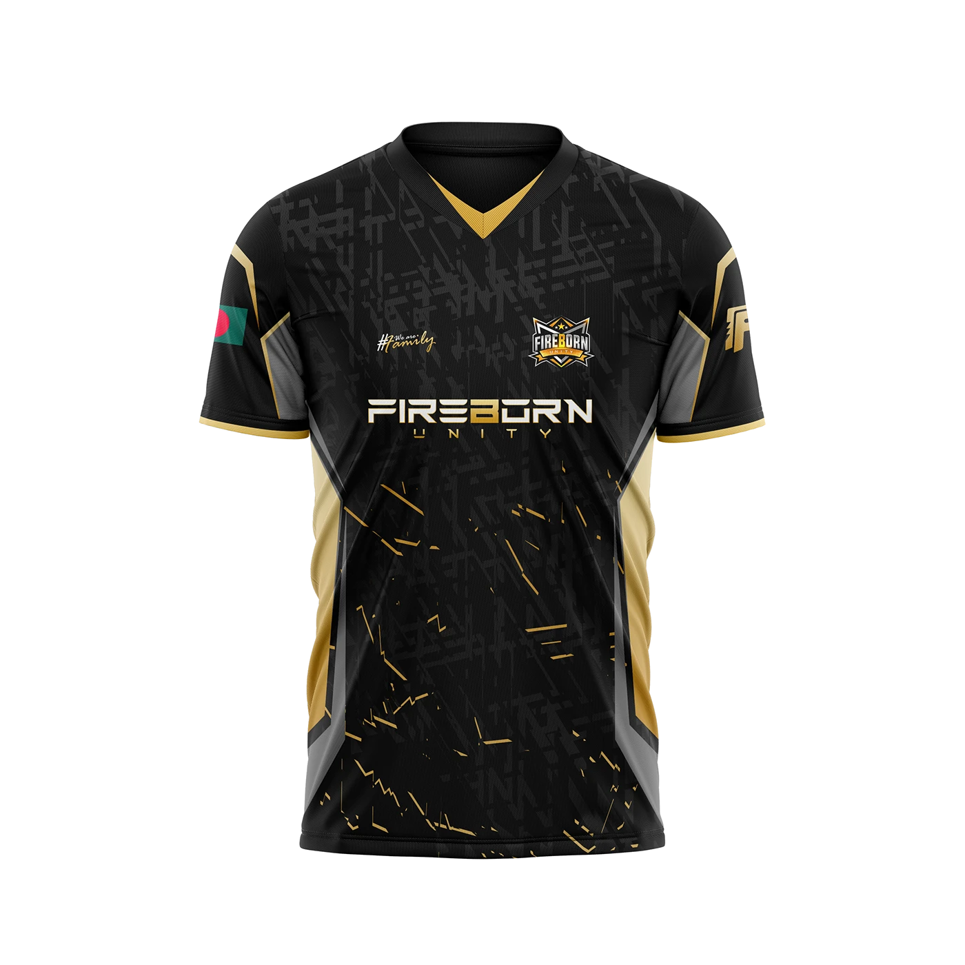 FIREBORN Customized Esports Gaming Jerseys – Add Name, Number & Logo