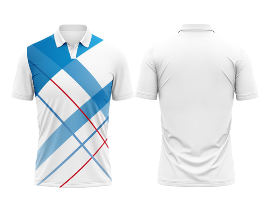 White Custom Printed Activewear Jersey