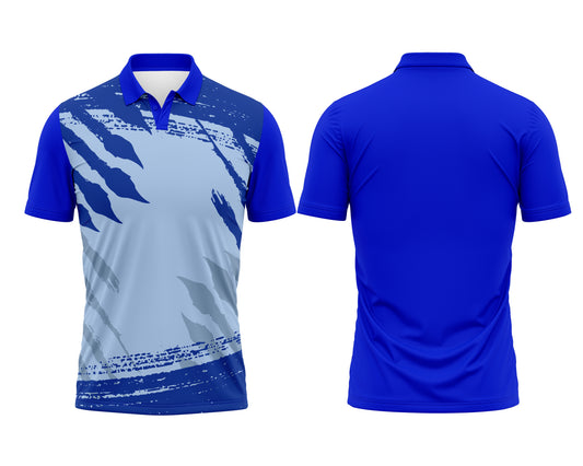 Royal Blue Cricket Jersey Custom – Player Name & Number