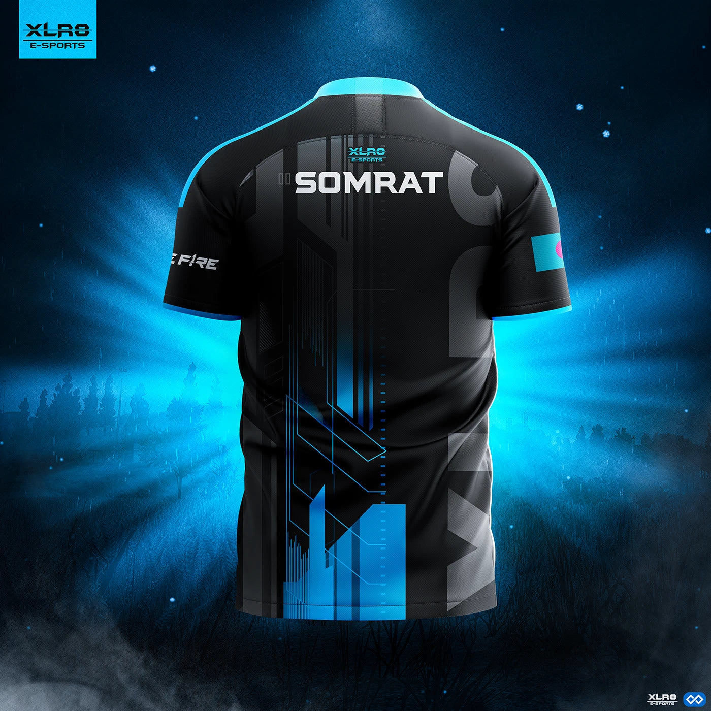 Xlr8 Customized Esports Gaming Jerseys – Add Name