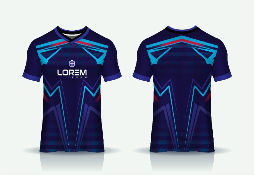 Professional V Neck Jersey with Logo