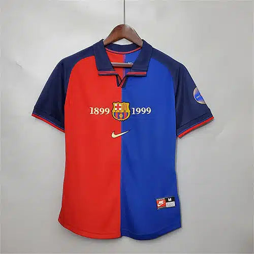 JerseyJunction FC Barcelona Home Retro 1999 (100) Year Old