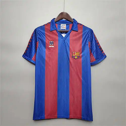 FC Barcelona 1990 91 Home Retro Jersey