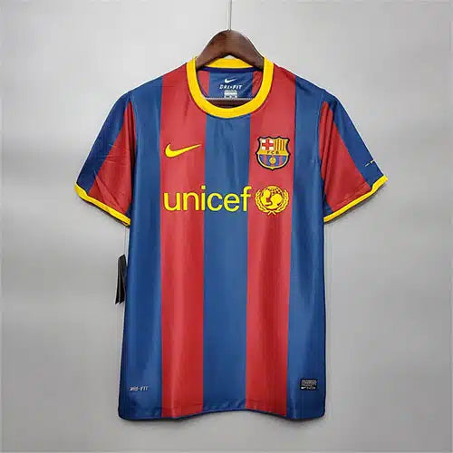 FC Barcelona Home 2010 11 Retro Football Jersey