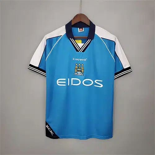 JerseyJunction Manchester City Home 1999 2001 Retro Jersey