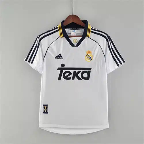 Real Madrid Home 2000 01 Retro Jersey