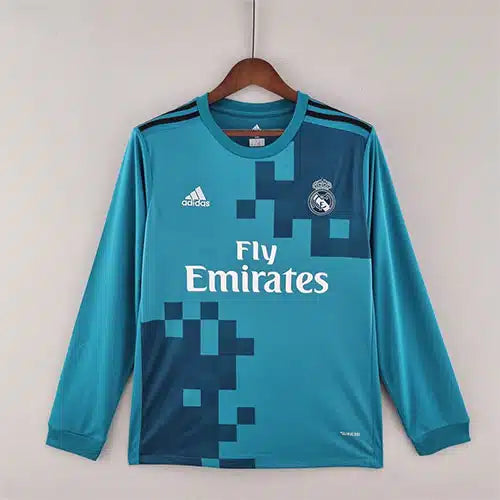 JerseyJunction Real Madrid Third 17 18 Retro Jersey Full Sleeve Customizable