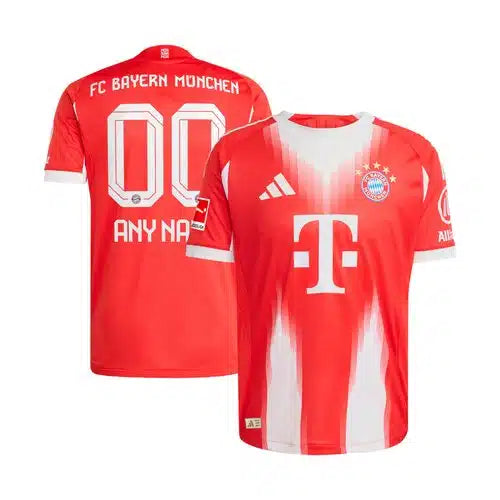 Bayern Munich Home 2025-26 Customisable