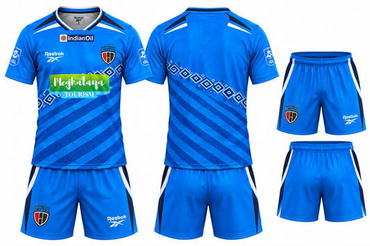 NorthEast United FC 2025-26 GK 1 KiT with shorts