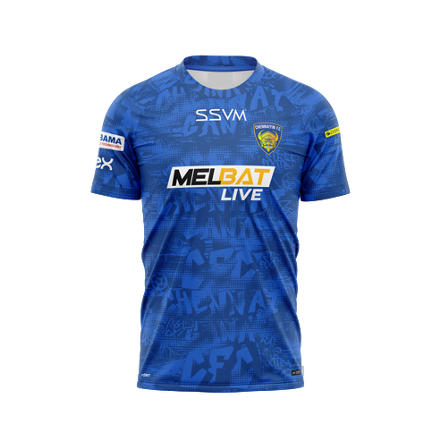 JerseyJuntion Customized Replica Chennaiyin FC -Official Home Jersey Youth-2024-25