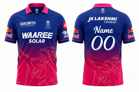 Rajasthan royals 2026 jersey print your name and number