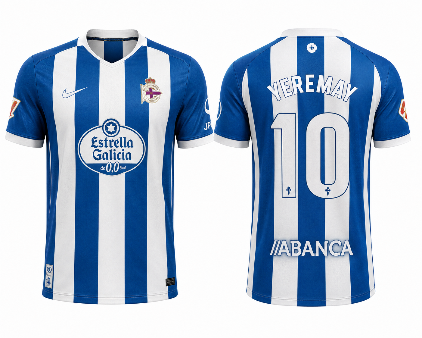 JerseyJunction Deportivo de A Coruña 26-27 Home Kit print your name number