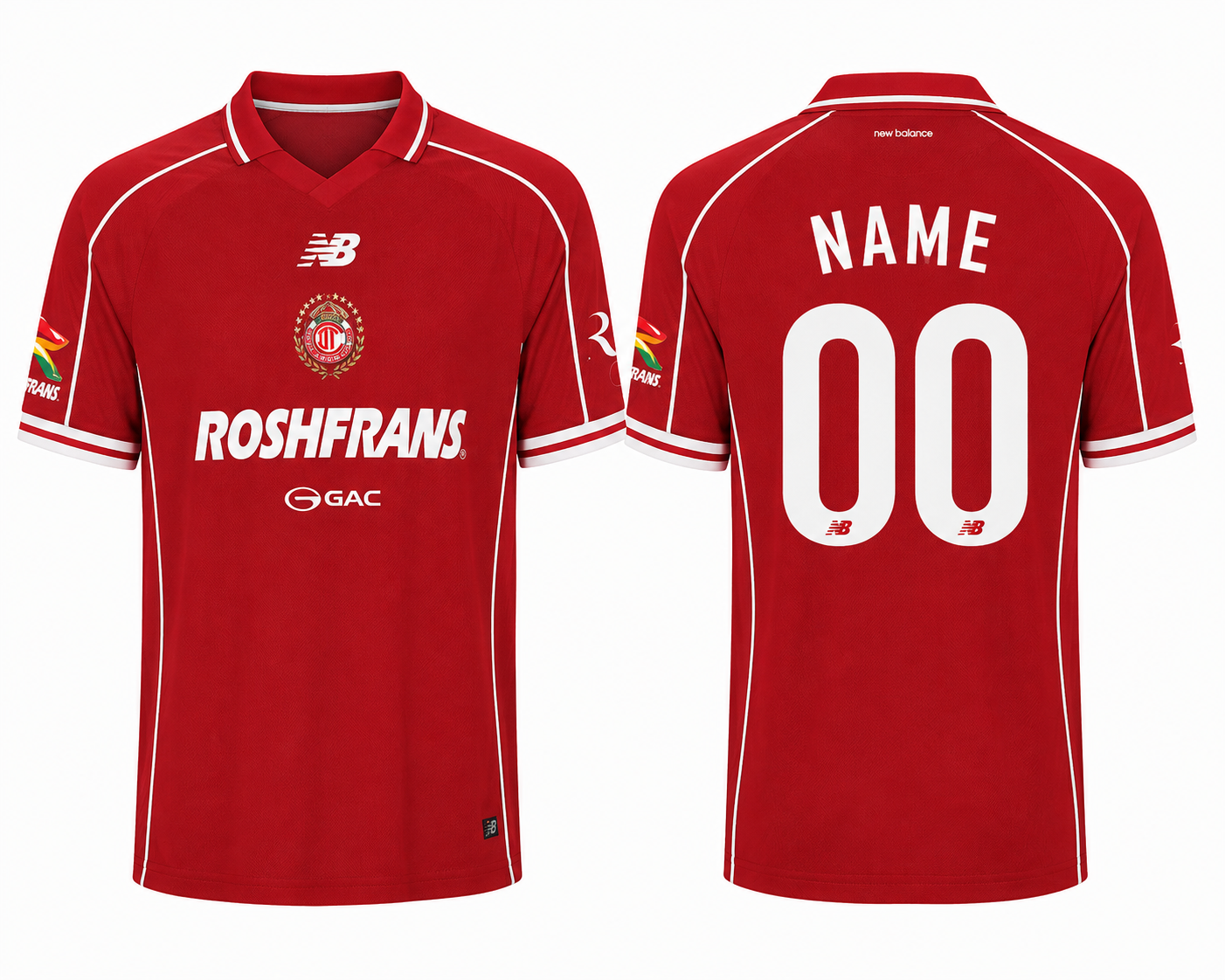 JerseyJunction Toluca 26-27 Home Kit print your name number