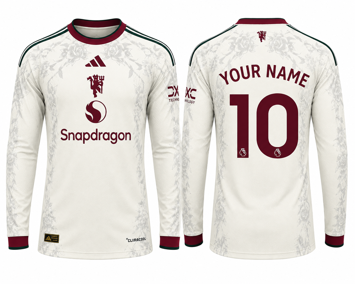 Jersey Junction Manchester United 26-27 Third Kit full sleeves print your name number