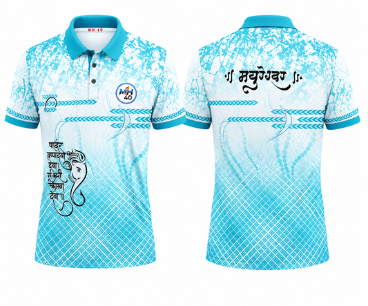 JerseyJunction Ganesh Utsav Premium Polo Jersey2