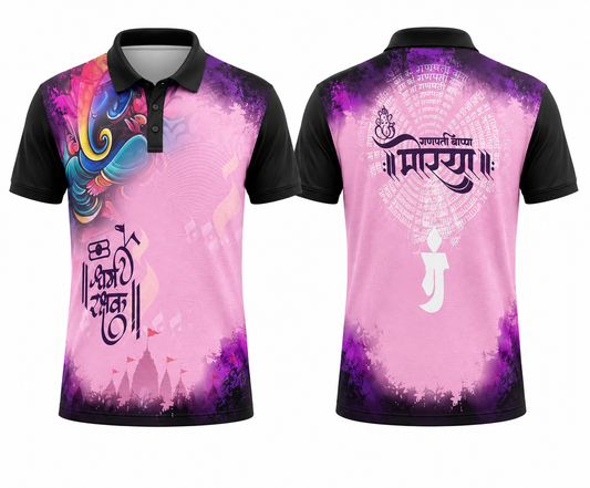 JerseyJunction Ganesh Utsav Premium Polo Jersey3