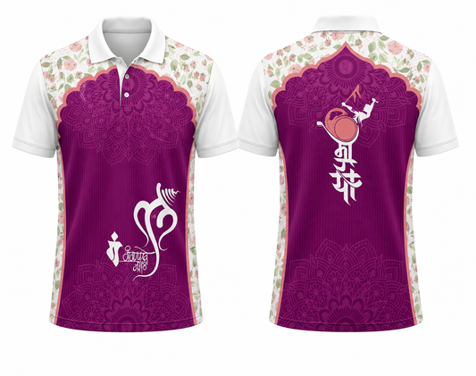 JerseyJunction Ganesh Utsav Premium Polo Jersey7