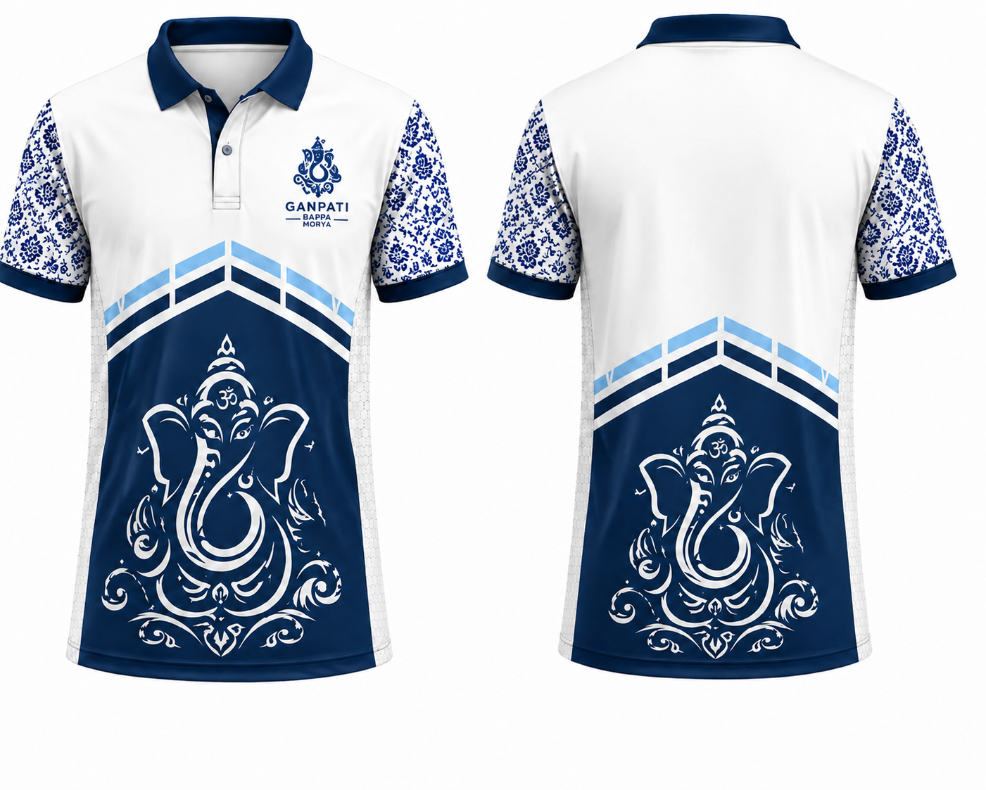 JerseyJunction Ganesh Utsav Premium Polo Jersey9