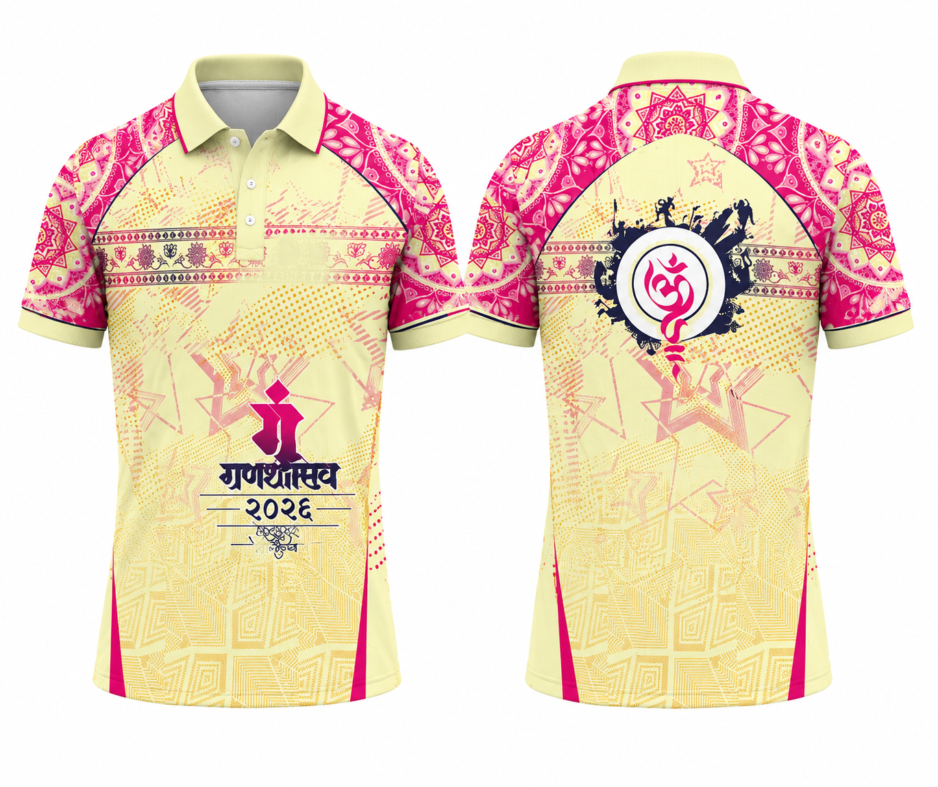 JerseyJunction Ganesh Utsav Premium Polo Jersey12